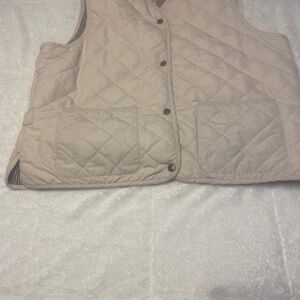 Eddie Bauer Women's Quilted Vest - Beige Women’s 2XL